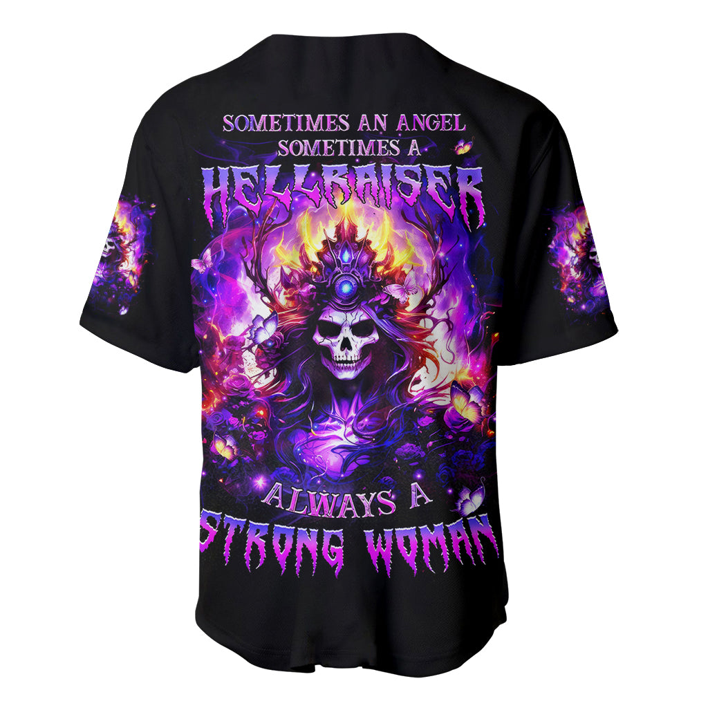 Queen Skull Sometimes An Angel Somethimes Hellraiser Baseball Jersey Queen Skull Sometimes An Angel Somethimes Hellraiser Baseball Jersey