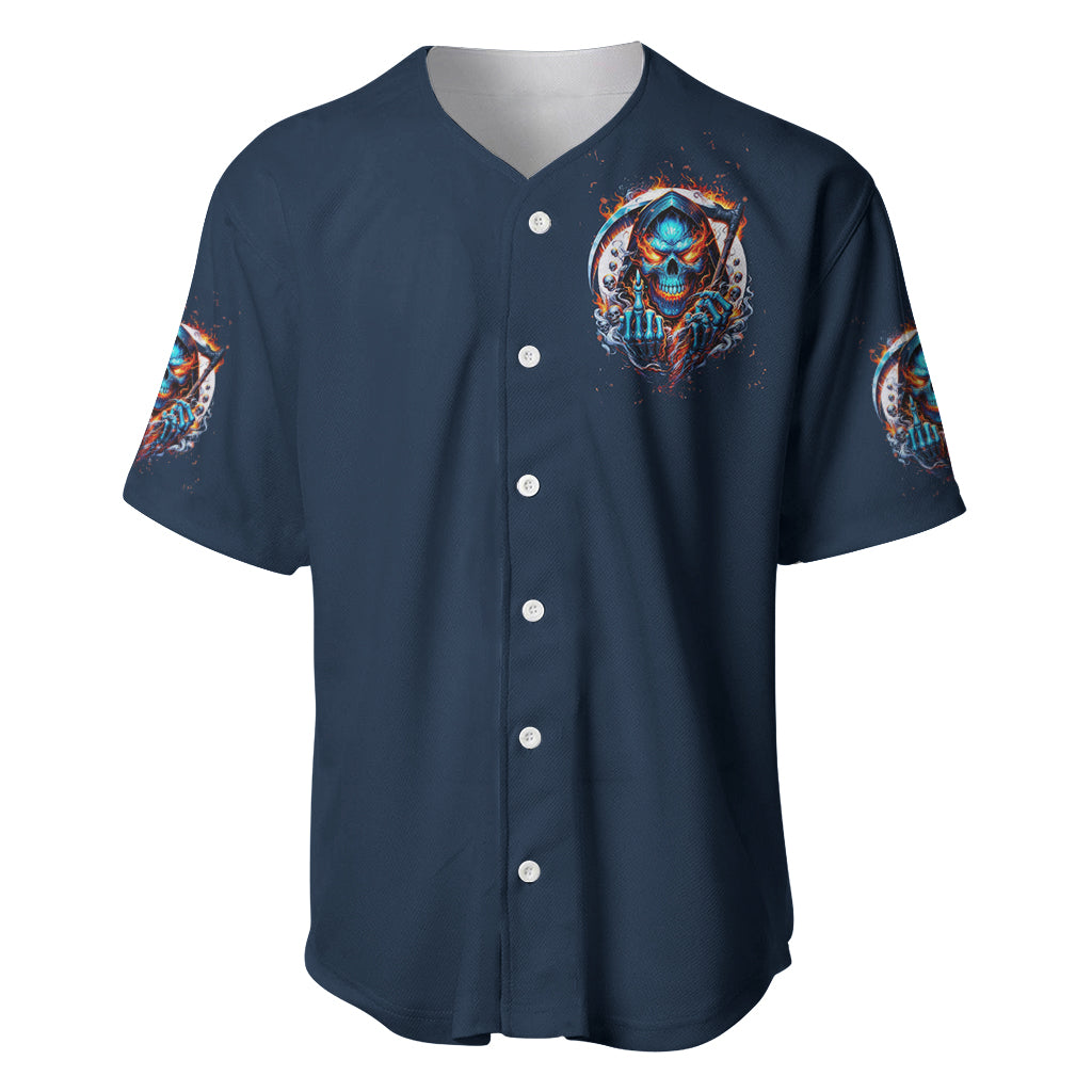 Reaper Skull My Give A Fuck Is Baseball Jersey Reaper Skull My Give A Fuck Is Baseball Jersey