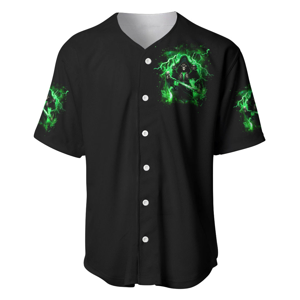 Reaper Skull That Which Does Not Kill Baseball Jersey Reaper Skull That Which Does Not Kill Baseball Jersey