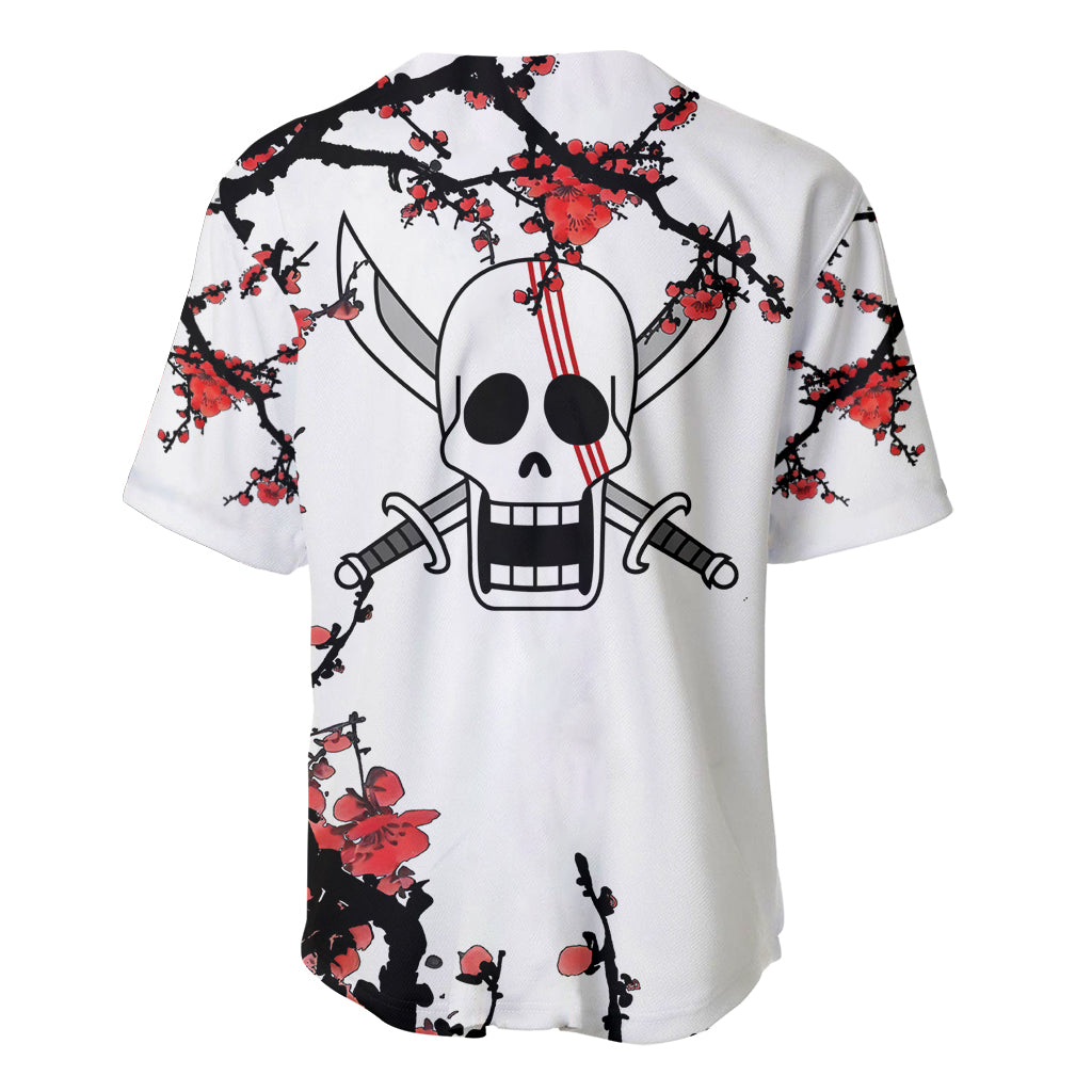 Red Haired Shanks Japan Style Anime Baseball Jersey Red Haired Shanks Japan Style Anime Baseball Jersey