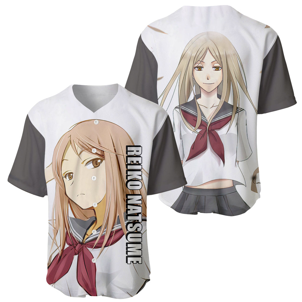 Reiko Natsume Natsume Yuujin Chou Baseball Jersey Reiko Natsume Natsume Yuujin Chou Baseball Jersey
