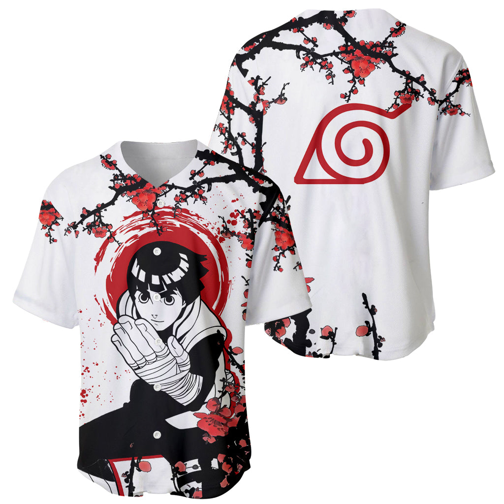 Rock Lee Japan Style Anime Baseball Jersey Rock Lee Japan Style Anime Baseball Jersey