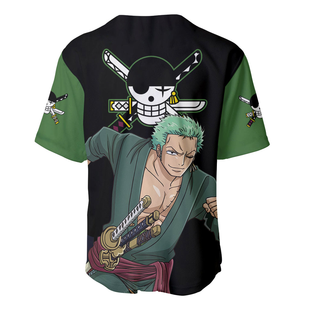 Roronoa Zoro One Piece Baseball Jersey Roronoa Zoro One Piece Baseball Jersey