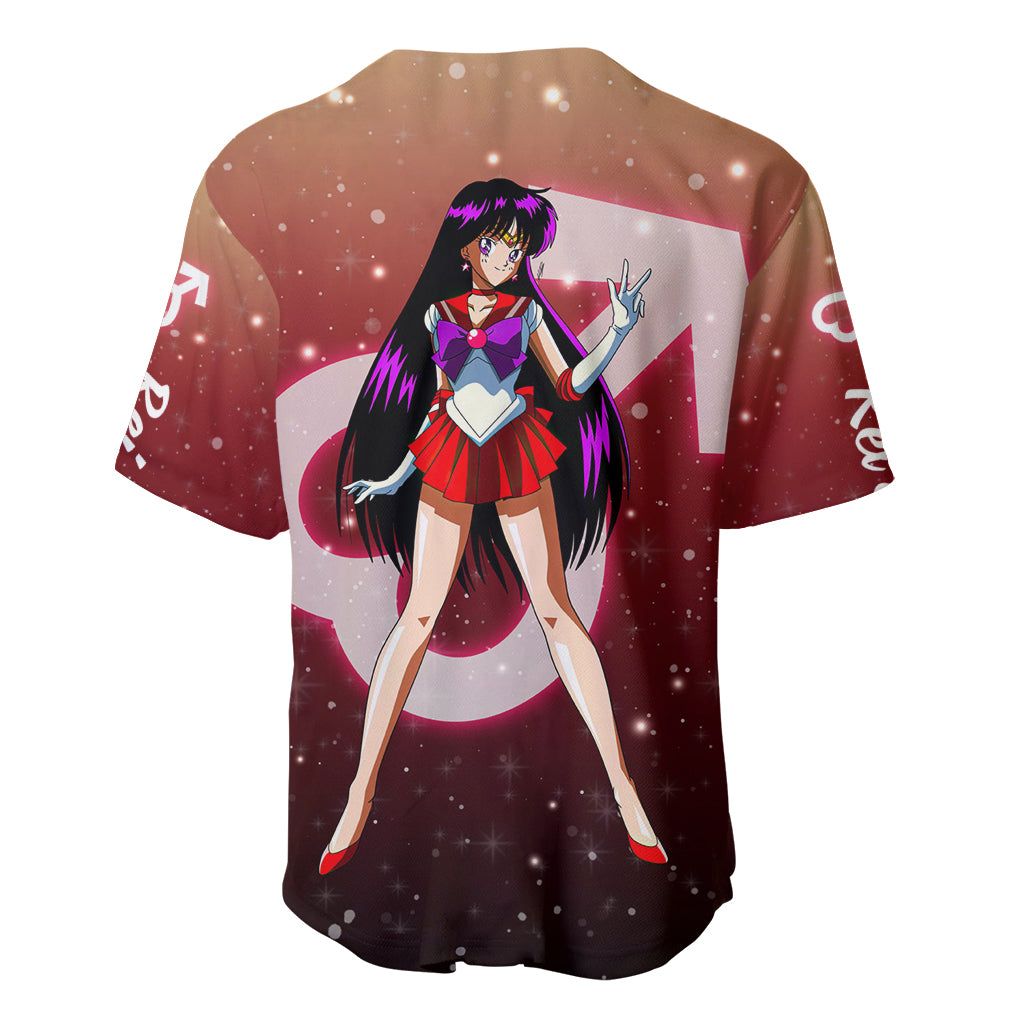 Sailor Mars Rei Hino Baseball Jersey Sailor Mars Rei Hino Baseball Jersey