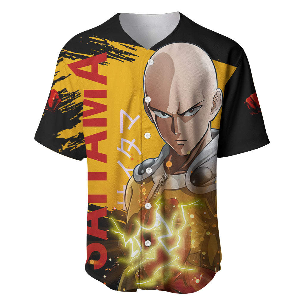 Saitama Funny And Cool One Punch Man Baseball Jersey Saitama Funny And Cool One Punch Man Baseball Jersey