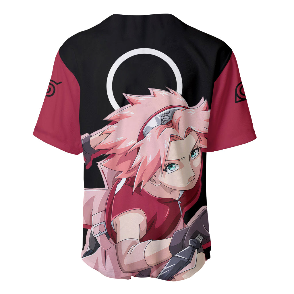 Sakura Haruno Naruto Anime Baseball Jersey Sakura Haruno Naruto Anime Baseball Jersey