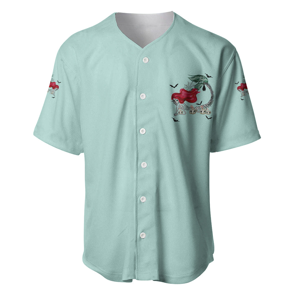Salty Witch Mermaid Halloween Baseball Jersey Salty Witch Mermaid Halloween Baseball Jersey
