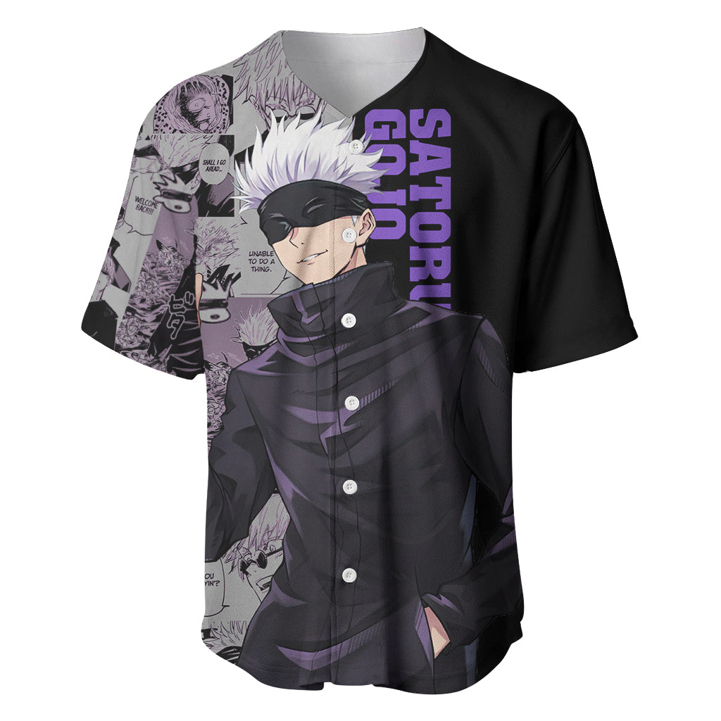 Satoru Gojo Jujutsu Kaisen Baseball Jersey Satoru Gojo Jujutsu Kaisen Baseball Jersey