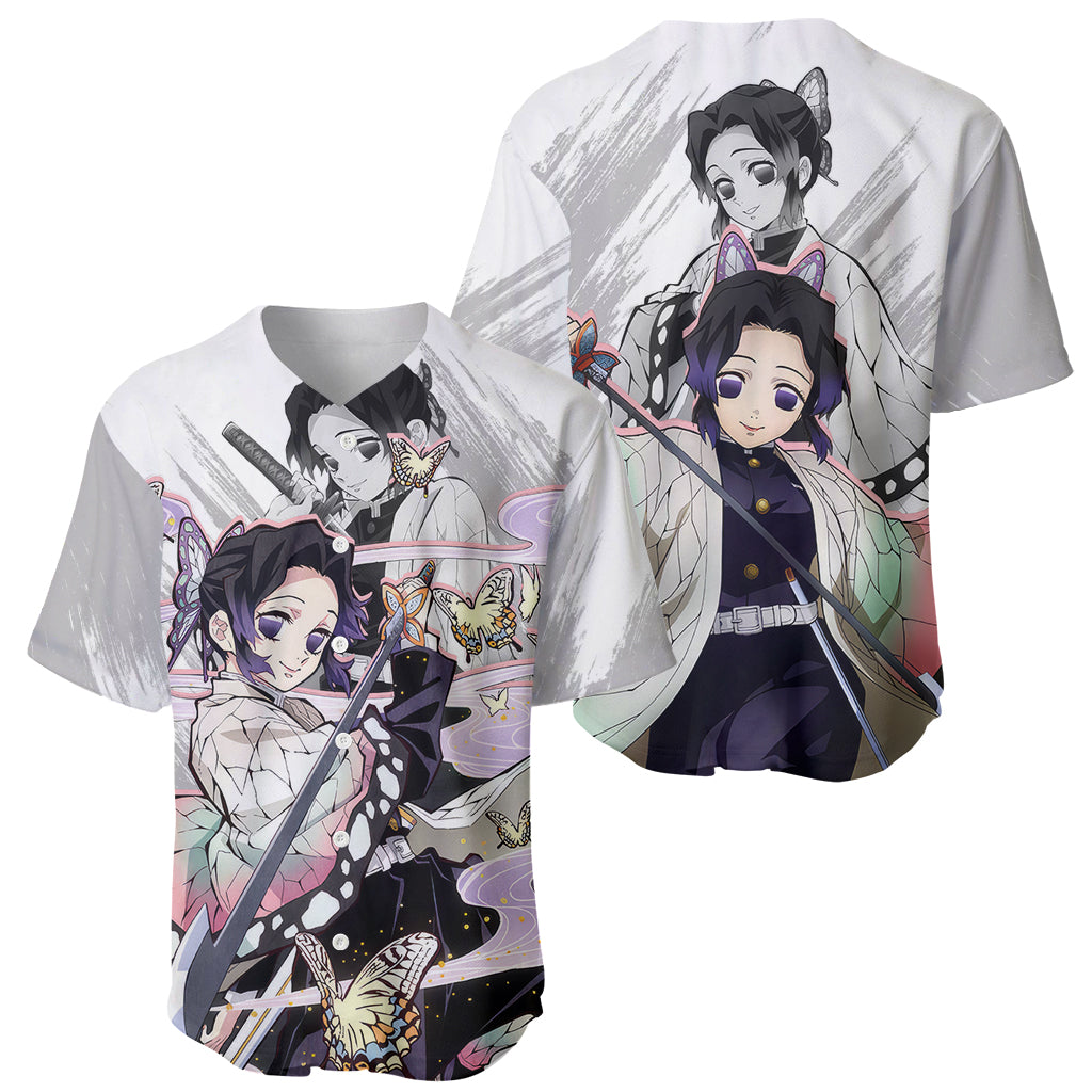 Shinobu Kocho Demon Slayer Baseball Jersey Shinobu Kocho Demon Slayer Baseball Jersey