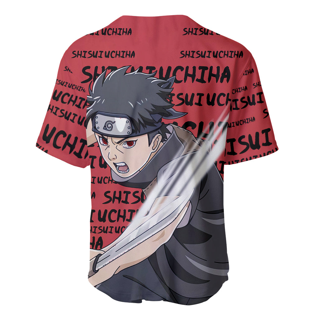 Shisui Uchiha Style Manga Baseball Jersey Shisui Uchiha Style Manga Baseball Jersey