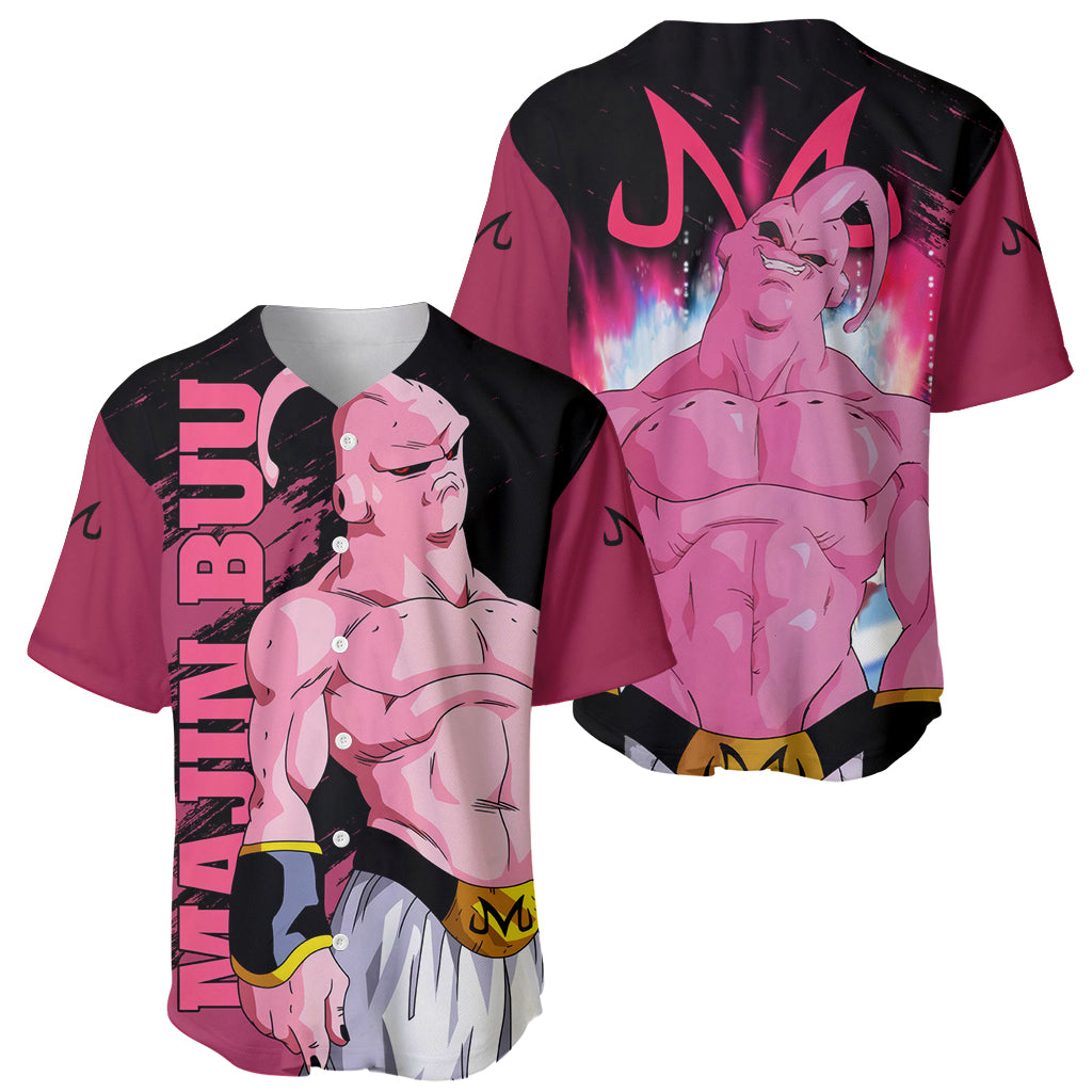 Skinny Majin Buu Baseball Jersey Skinny Majin Buu Baseball Jersey