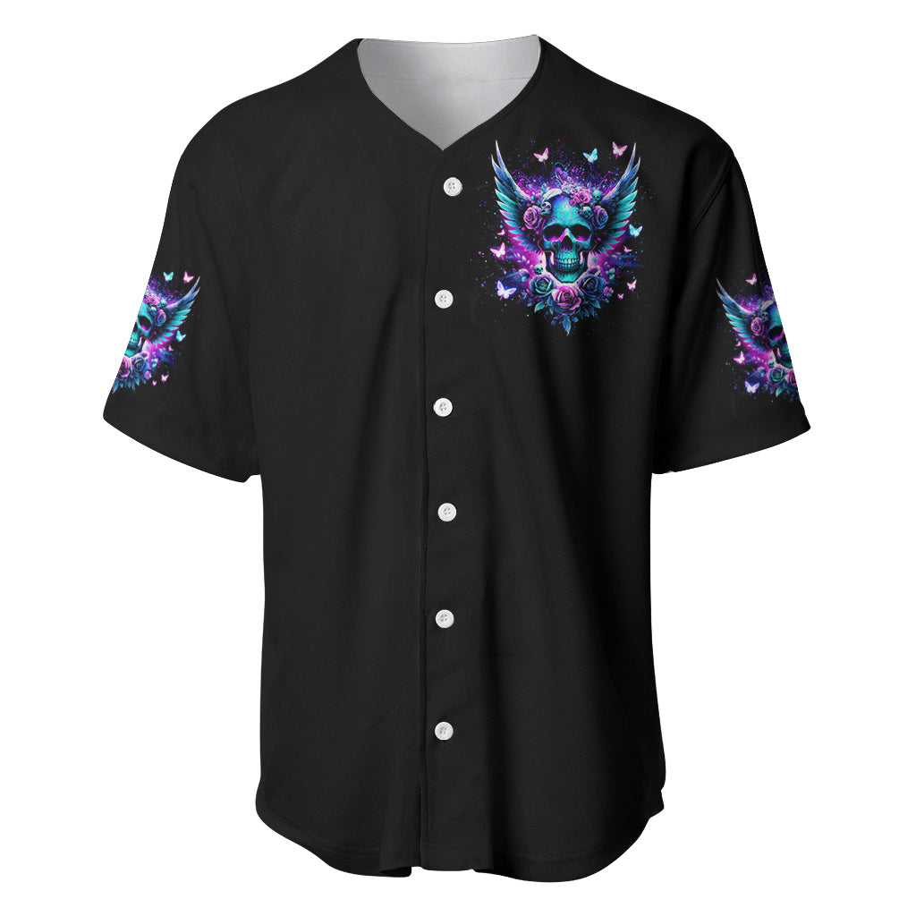 Skull Wings So The Bitch In Me Baseball Jersey Skull Wings So The Bitch In Me Baseball Jersey