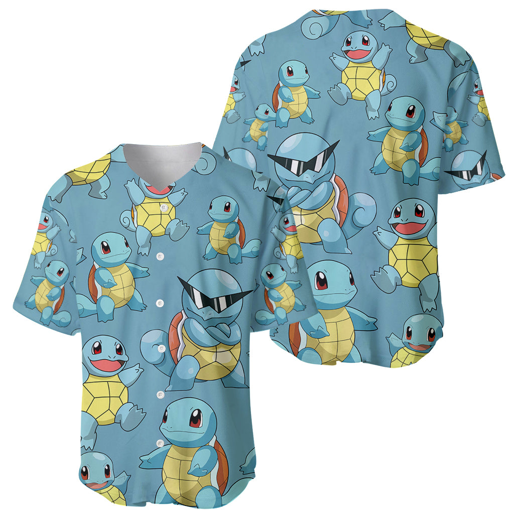 Squirtle Clothes Baseball Jersey Squirtle Clothes Baseball Jersey