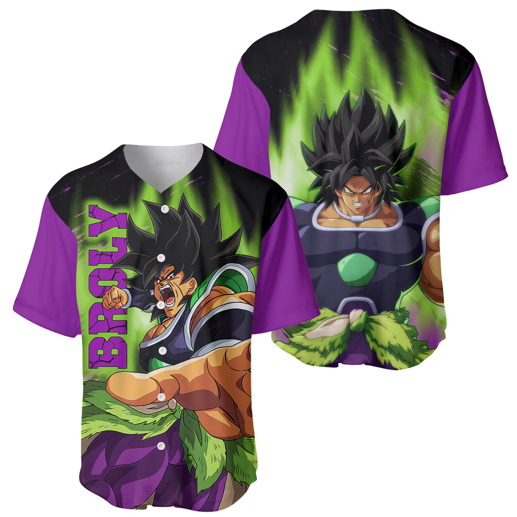 Super Broly Baseball Jersey Super Broly Baseball Jersey