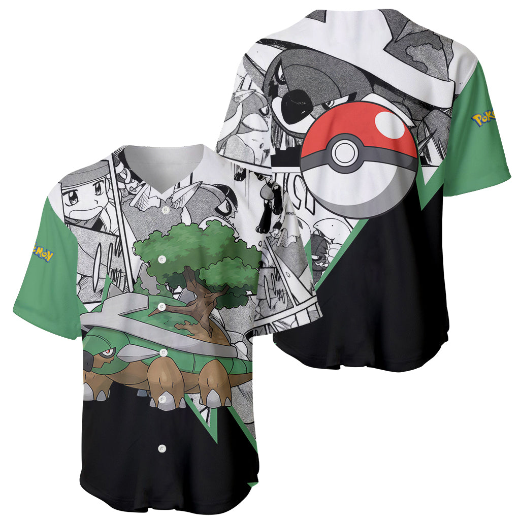 Torterra Anime Baseball Jersey Torterra Anime Baseball Jersey