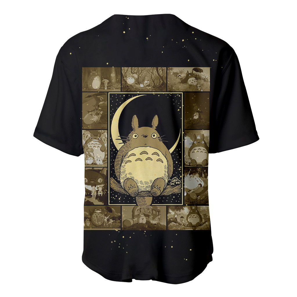 Totoro Anime Movie Retro Vintage Baseball Jersey Totoro Anime Movie Retro Vintage Baseball Jersey