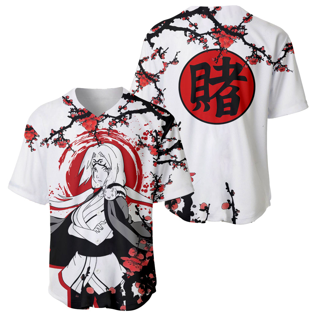 Tsunade Japan Style Anime Baseball Jersey Tsunade Japan Style Anime Baseball Jersey
