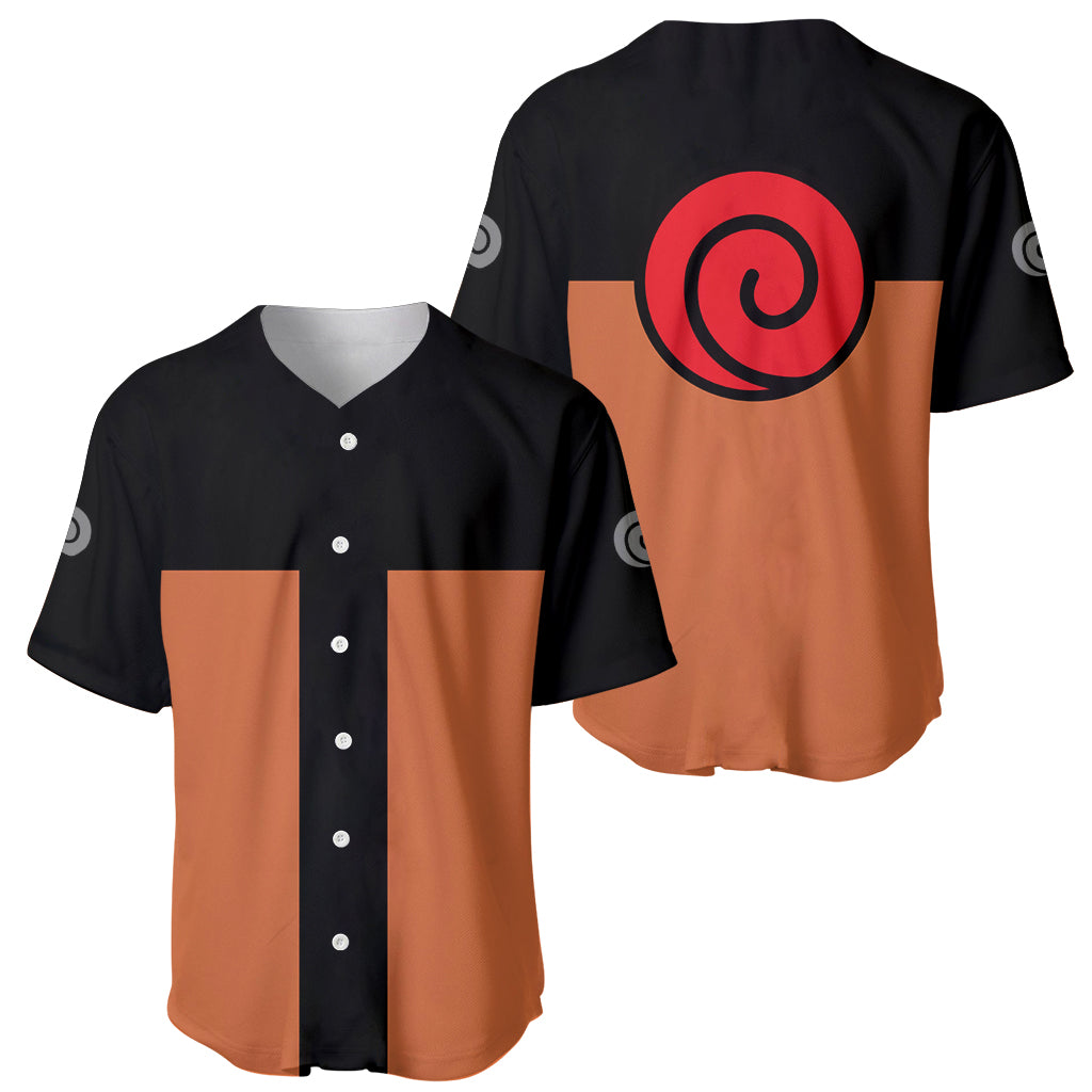Uzumaki Naruto Anime Baseball Jersey Uzumaki Naruto Anime Baseball Jersey