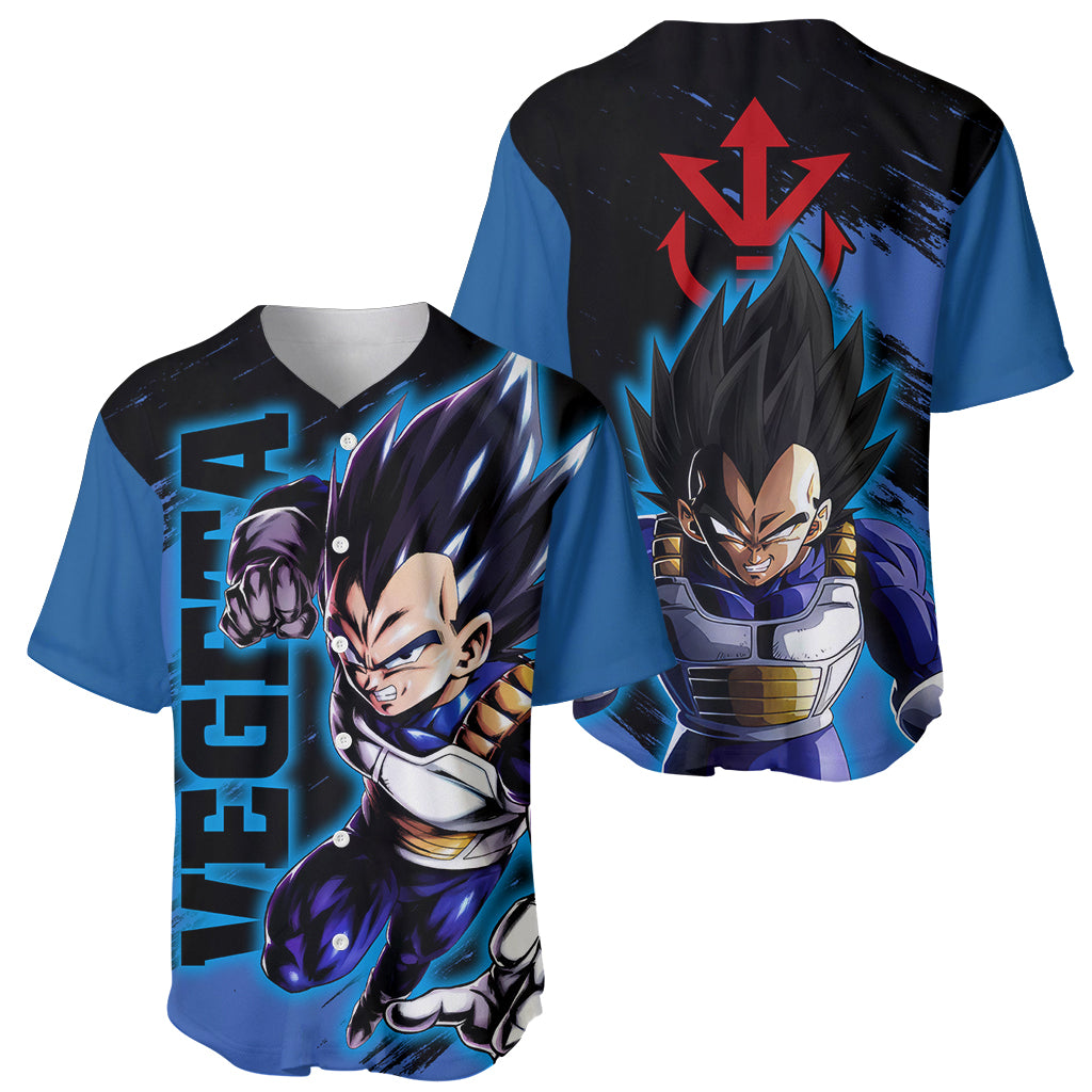 Vegeta Hoodie Dragon Ball Anime Baseball Jersey Vegeta Hoodie Dragon Ball Anime Baseball Jersey
