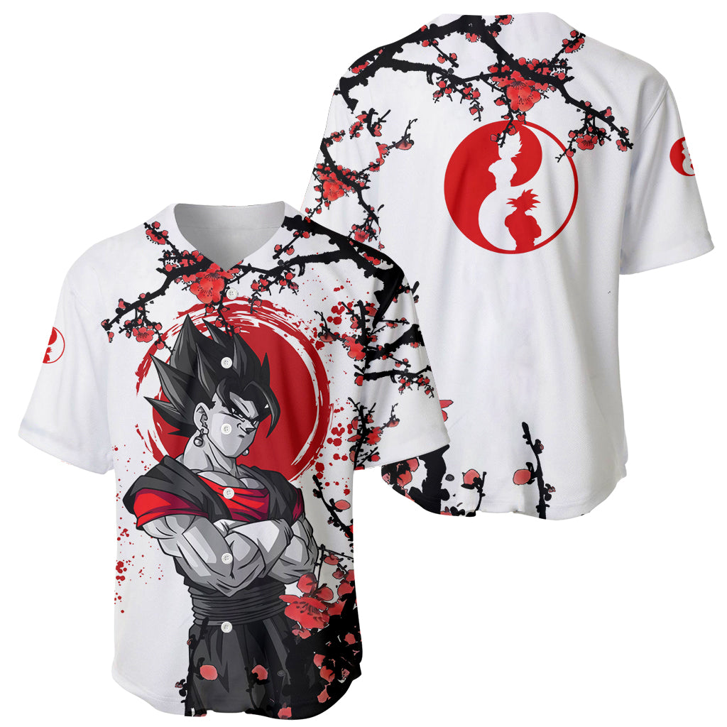 Vegito Japan Style Anime Baseball Jersey Vegito Japan Style Anime Baseball Jersey