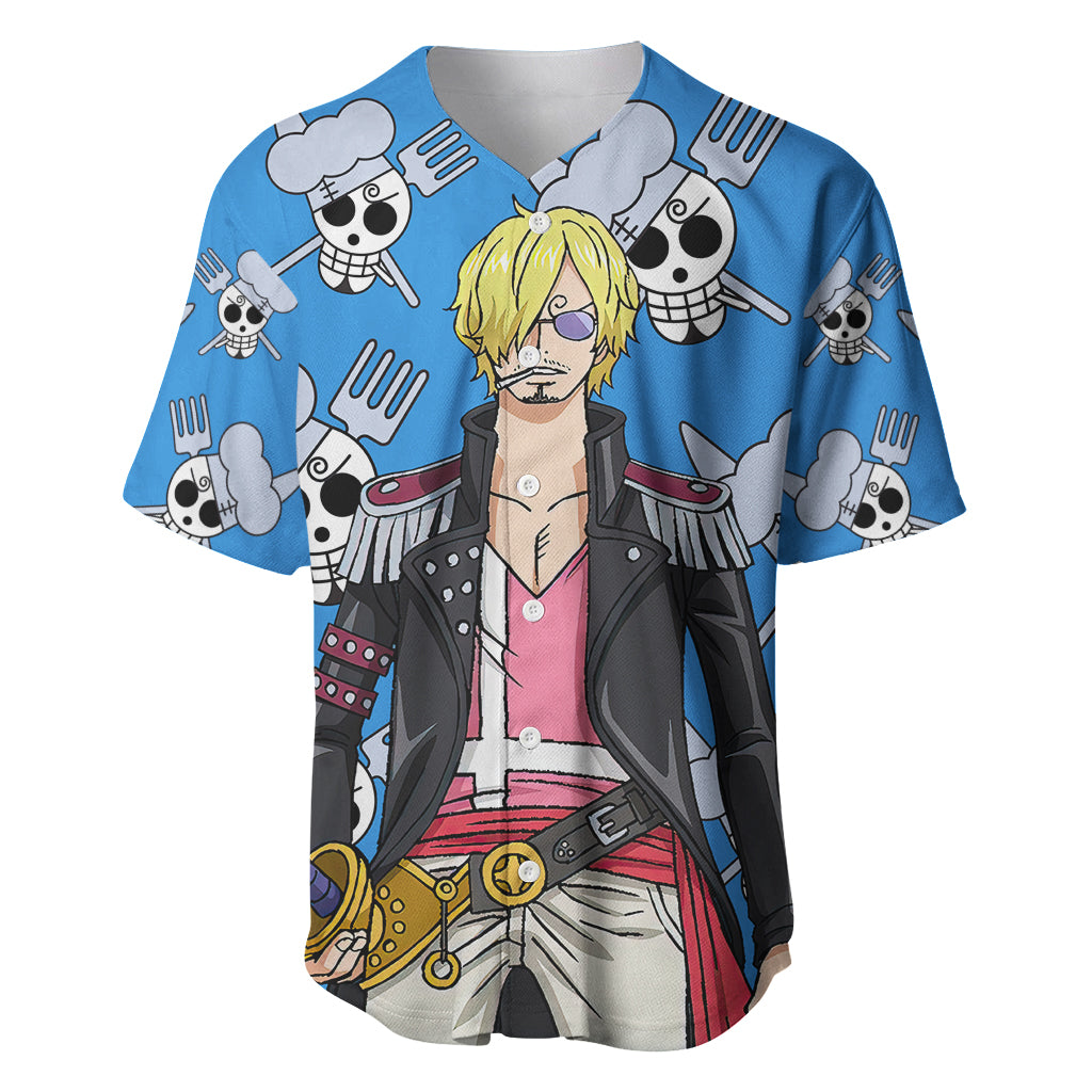 Vinsmoke Sanji Anime Movie Red Baseball Jersey Vinsmoke Sanji Anime Movie Red Baseball Jersey
