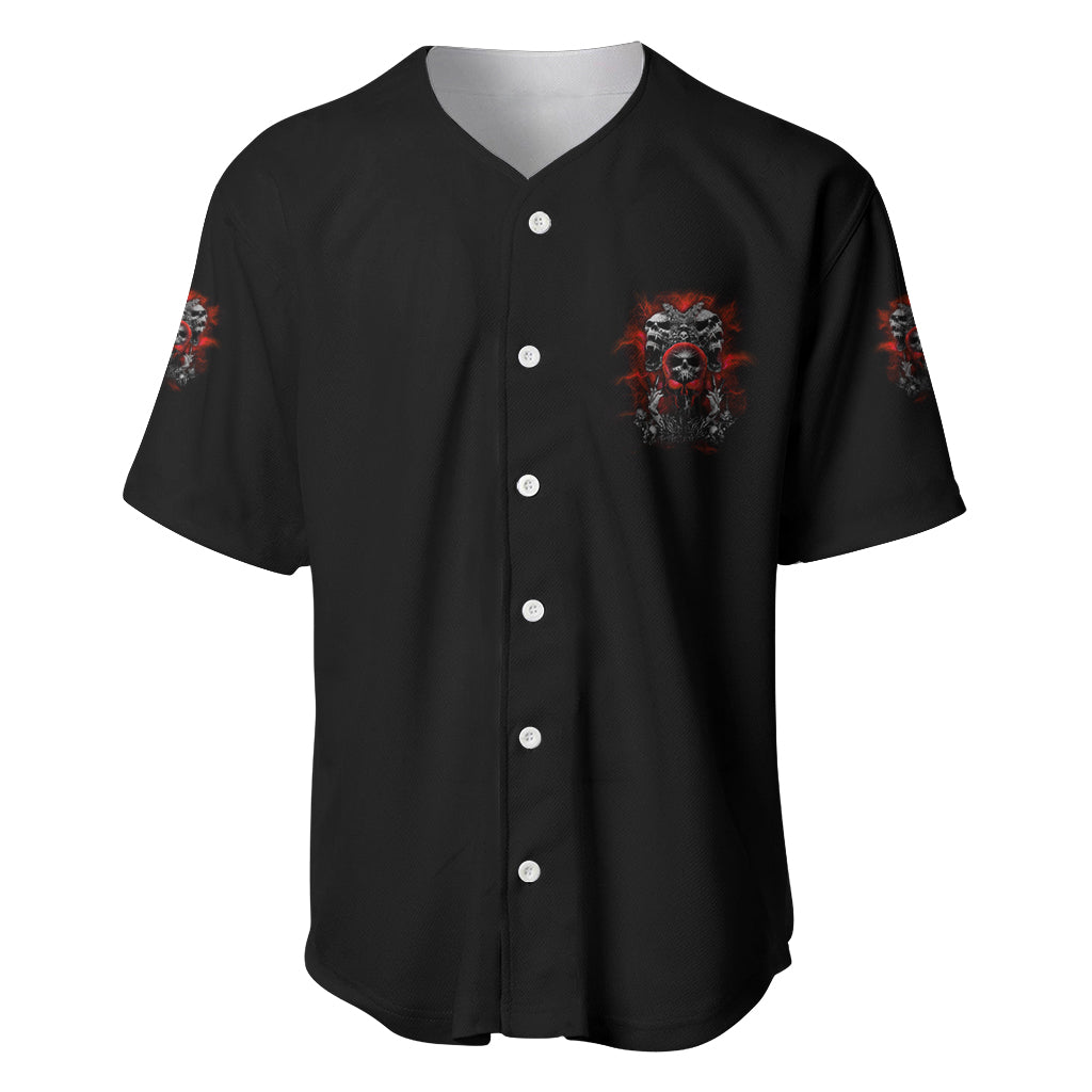 Walk Away I Have Anger Issues Skull Baseball Jersey Walk Away I Have Anger Issues Skull Baseball Jersey
