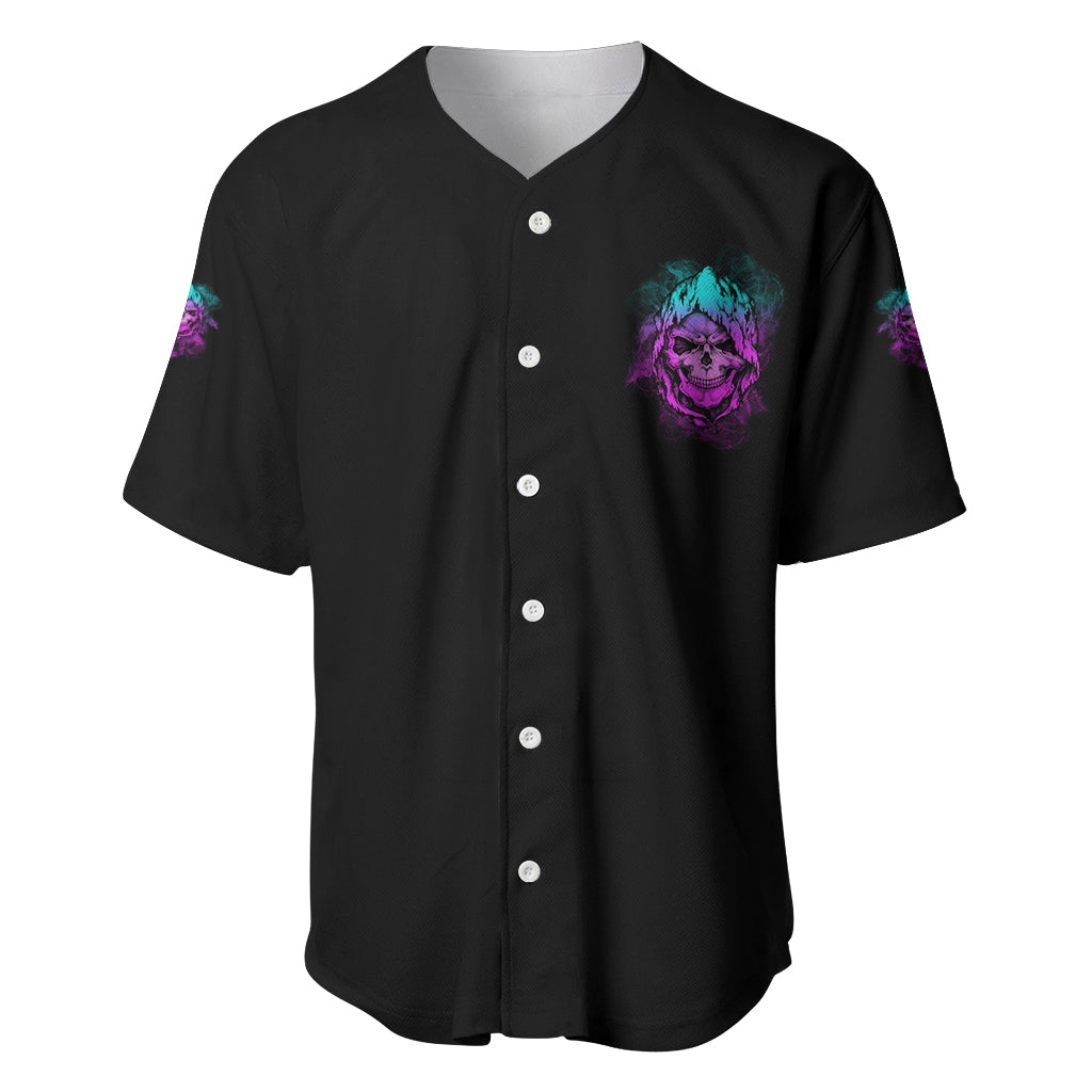 Warning Kinda Crazy Skull Baseball Jersey Warning Kinda Crazy Skull Baseball Jersey