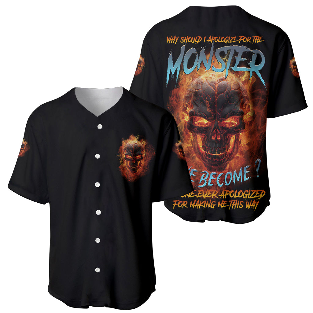 Why Should I Apologize For The Monster Baseball Jersey Why Should I Apologize For The Monster Baseball Jersey