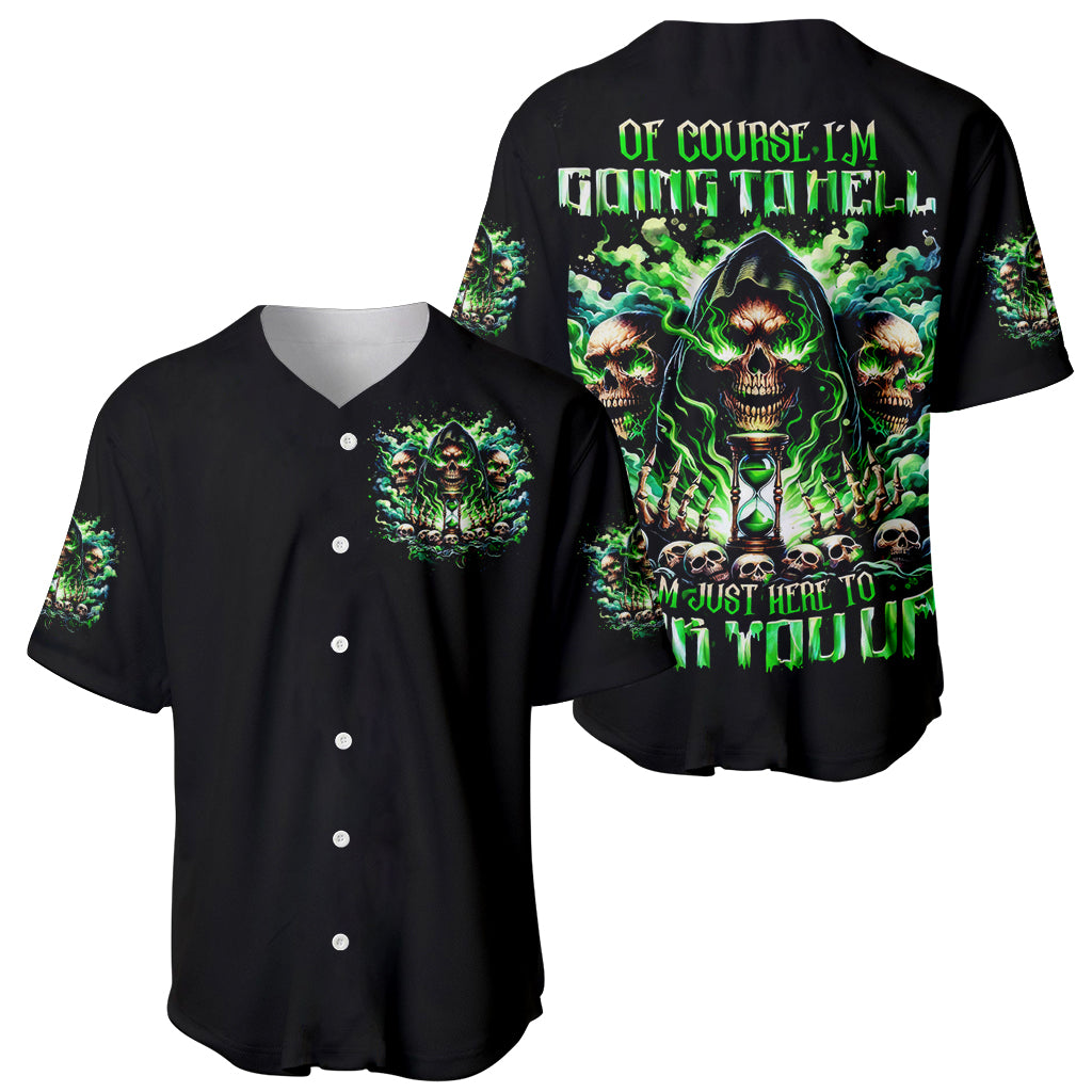 Witch Skull Of Course Im Going To Baseball Jersey Witch Skull Of Course Im Going To Baseball Jersey