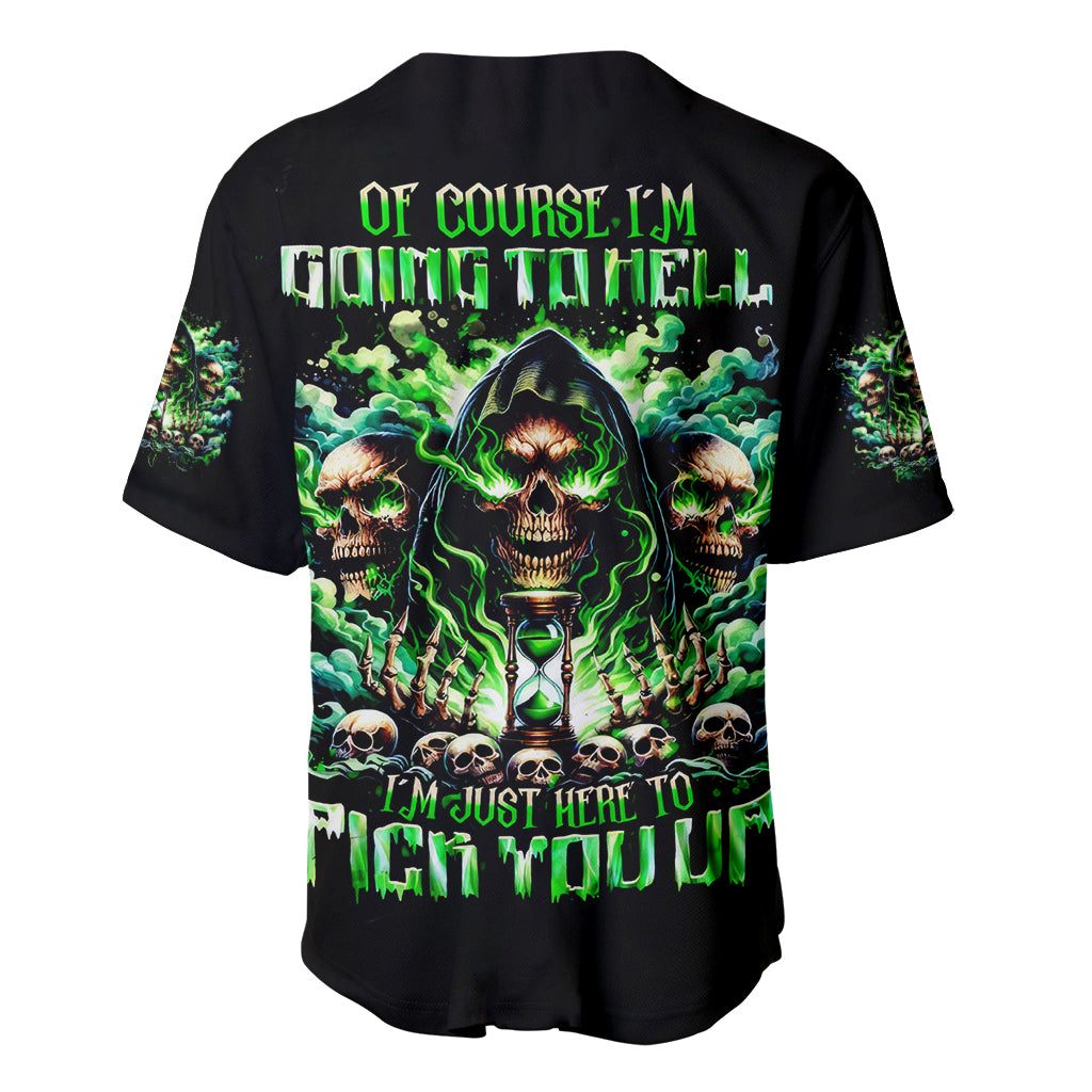 Witch Skull Of Course Im Going To Baseball Jersey Witch Skull Of Course Im Going To Baseball Jersey