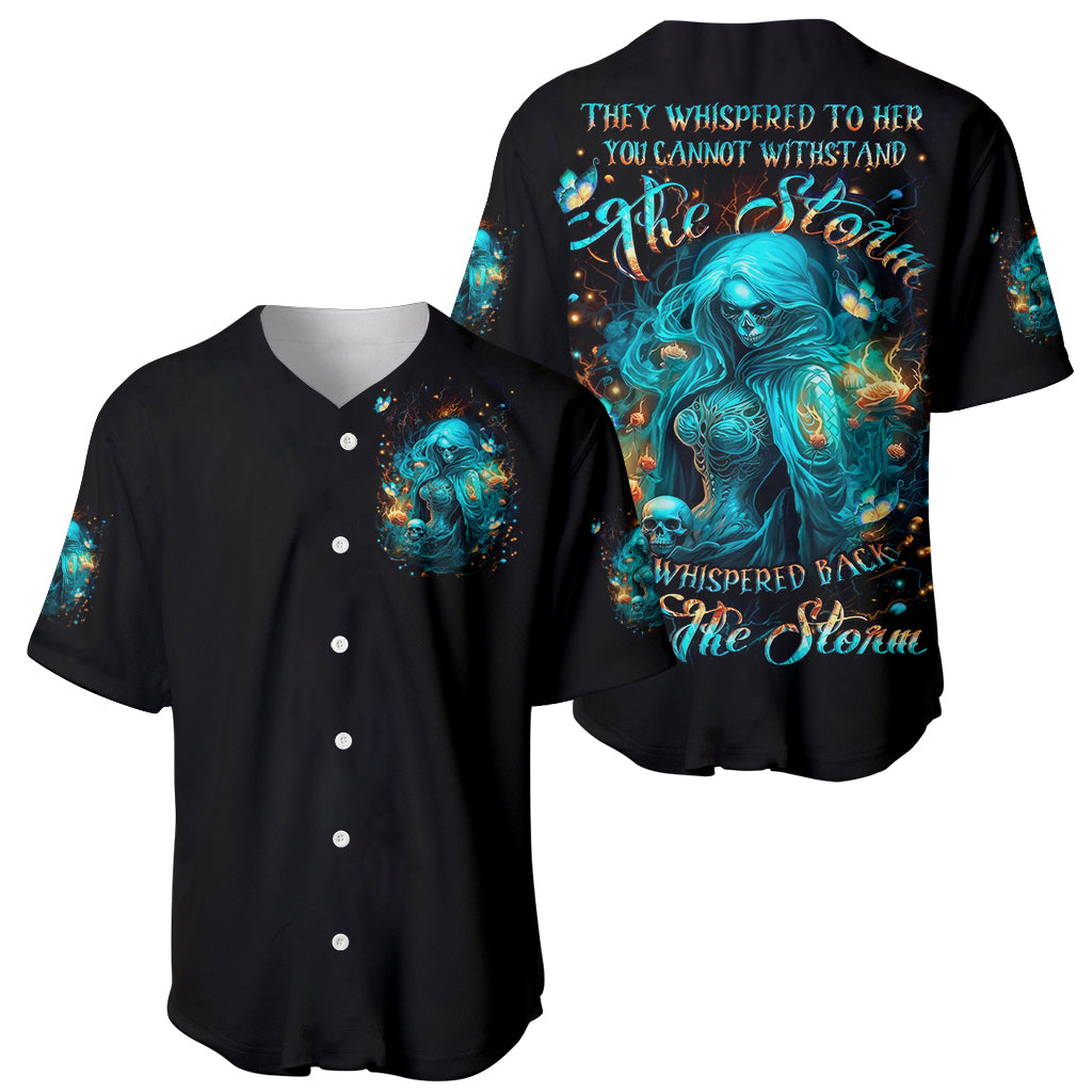 Witch Skull She Whispered Back Iam The Baseball Jersey Witch Skull She Whispered Back Iam The Baseball Jersey