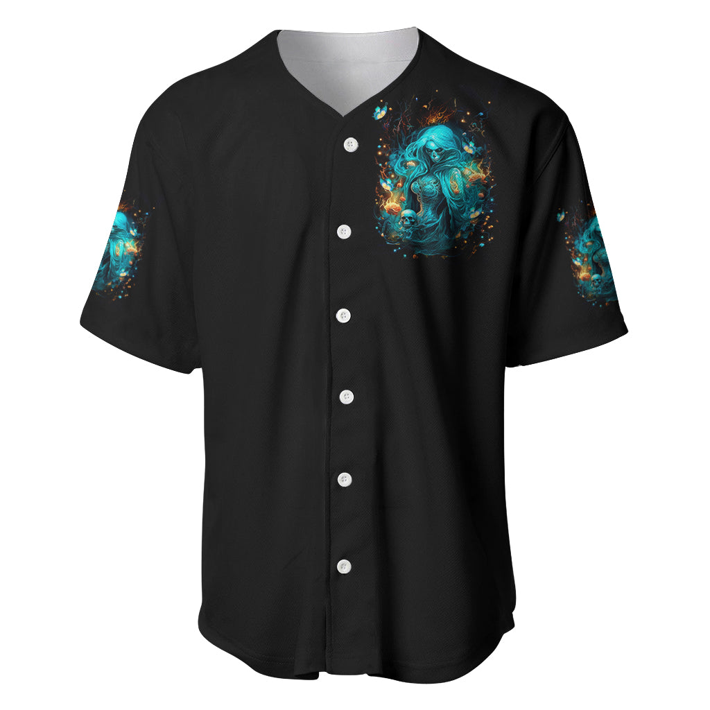 Witch Skull She Whispered Back Iam The Baseball Jersey Witch Skull She Whispered Back Iam The Baseball Jersey