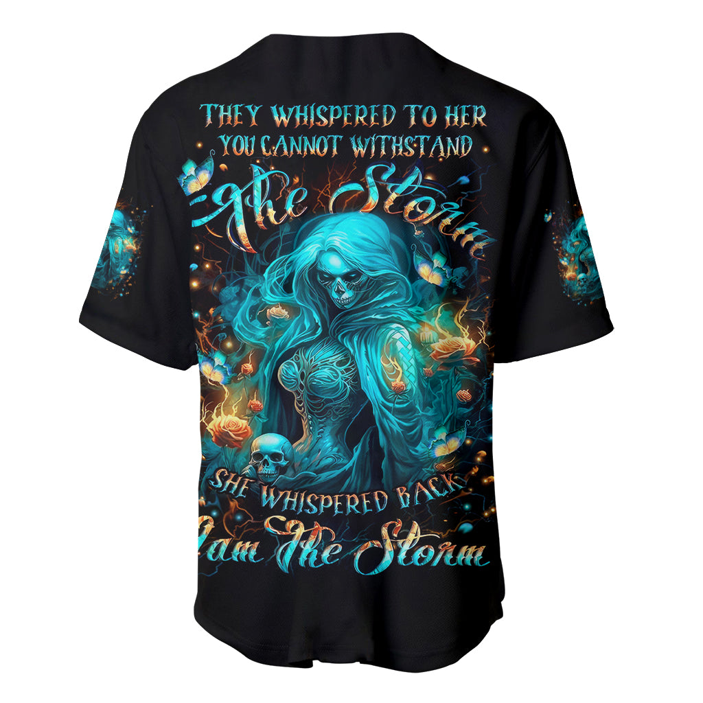 Witch Skull She Whispered Back Iam The Baseball Jersey Witch Skull She Whispered Back Iam The Baseball Jersey