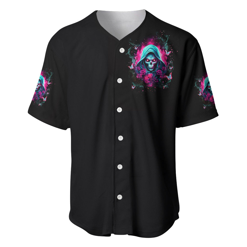Witch Skull The Good Girl In Me_1 Baseball Jersey Witch Skull The Good Girl In Me_1 Baseball Jersey