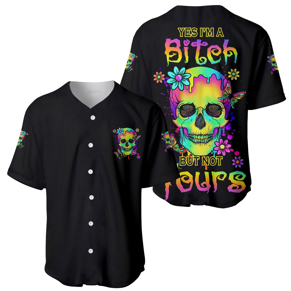 Yes Im A B But Not Yours Baseball Jersey Yes Im A B But Not Yours Baseball Jersey