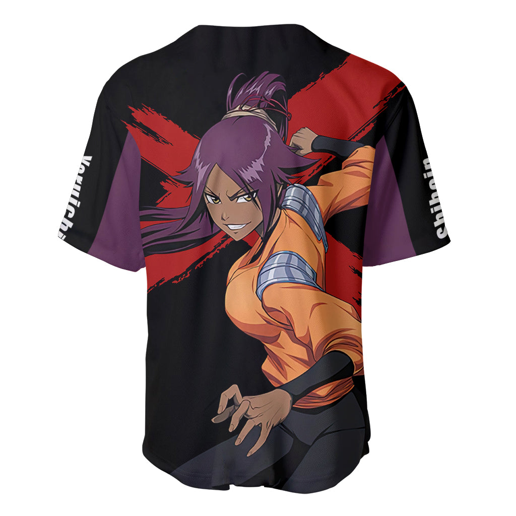 Yoruichi Shihoin Bleach Baseball Jersey Yoruichi Shihoin Bleach Baseball Jersey