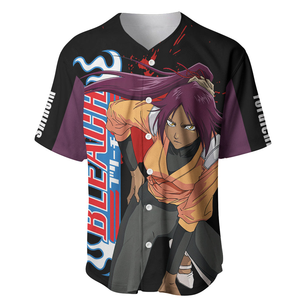 Yoruichi Shihoin Bleach Baseball Jersey Yoruichi Shihoin Bleach Baseball Jersey