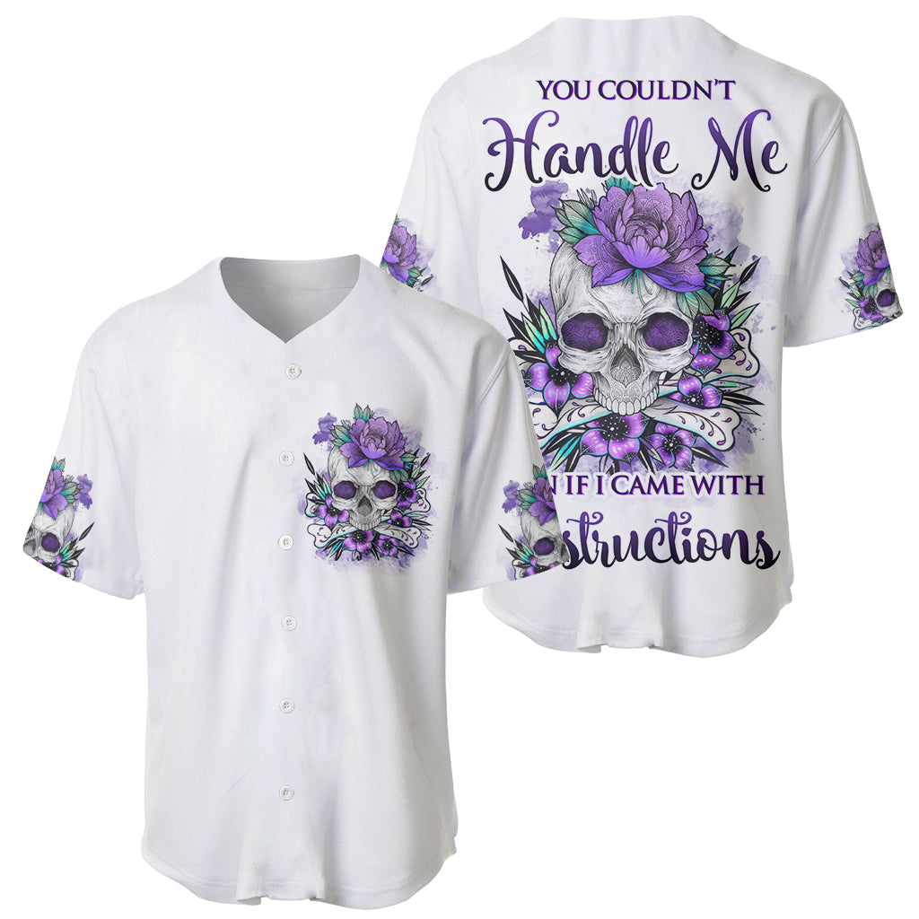 You Couldnt Handle Me Skul Baseball Jersey You Couldnt Handle Me Skul Baseball Jersey
