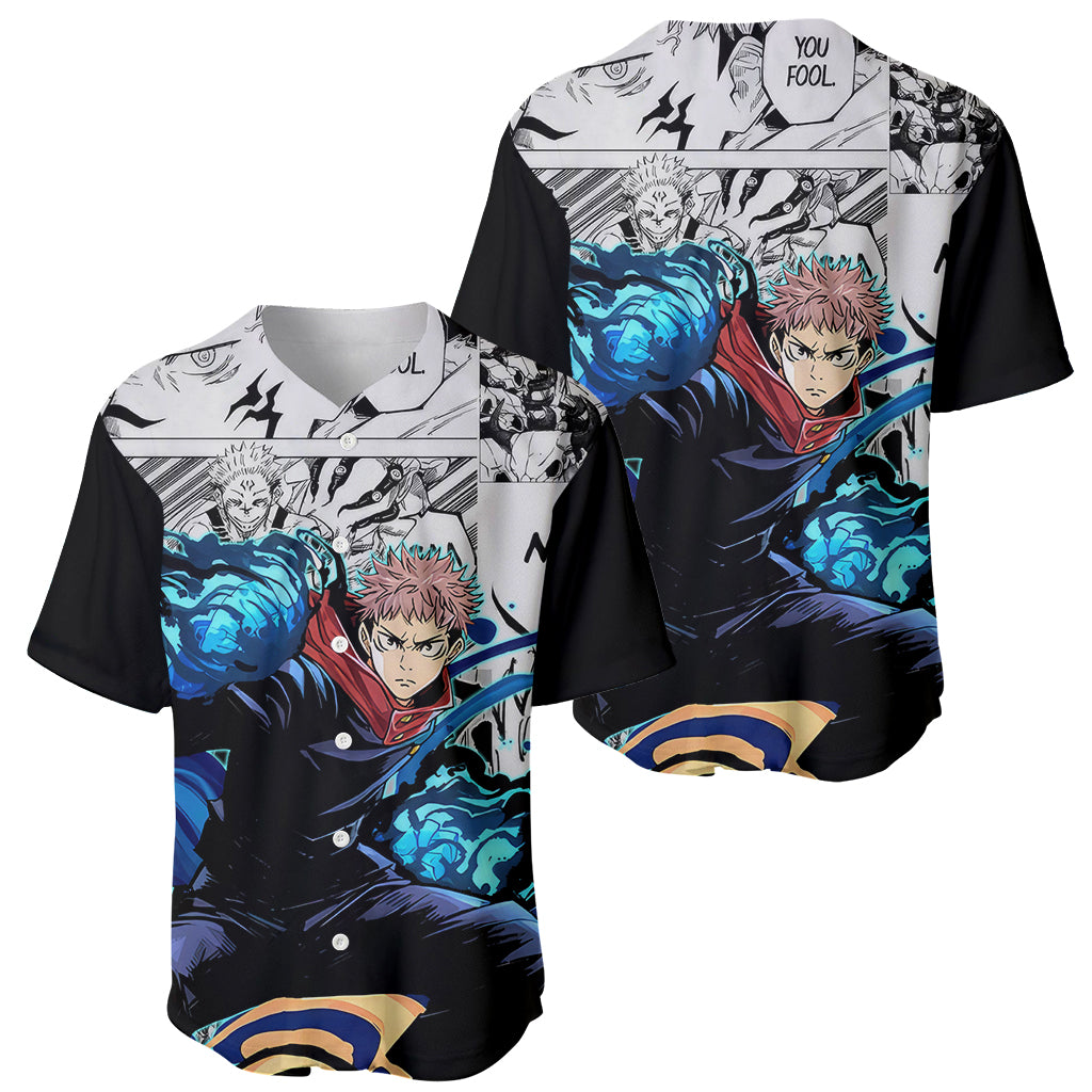 Yuji Itadori Jujutsu Kaisen Baseball Jersey Yuji Itadori Jujutsu Kaisen Baseball Jersey