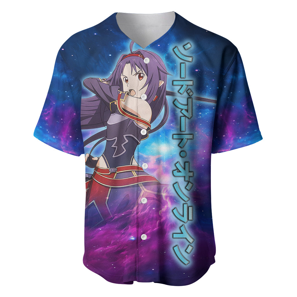 Yuuki Sword Art Baseball Jersey Yuuki Sword Art Baseball Jersey