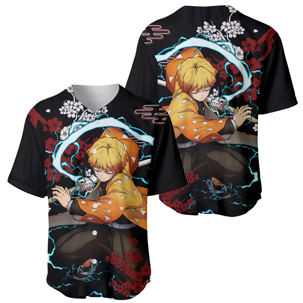 Zenitsu Anime Baseball Jersey Zenitsu Anime Baseball Jersey