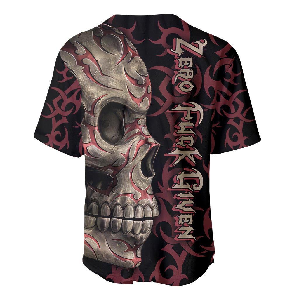 Zero F Given Skull Baseball Jersey Zero F Given Skull Baseball Jersey