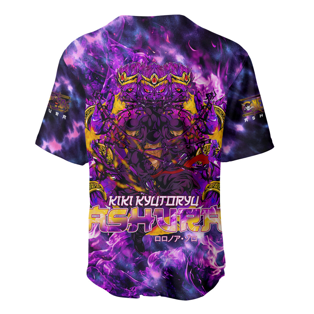 Zoro Kiki Kyutoryu One Piece Ashura Style Baseball Jersey Zoro Kiki Kyutoryu One Piece Ashura Style Baseball Jersey