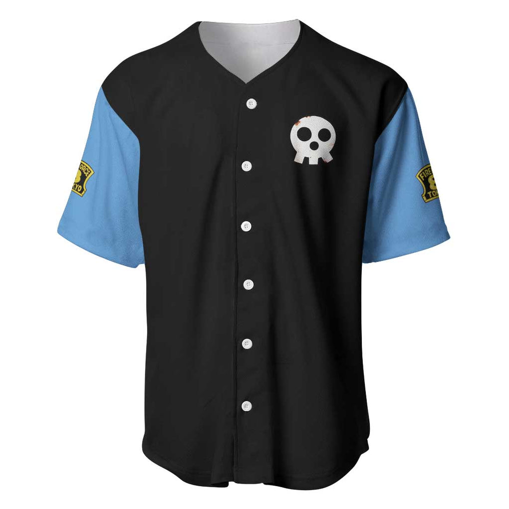 8 Fire Force Anime Style Baseball Jersey 8 Fire Force Anime Style Baseball Jersey