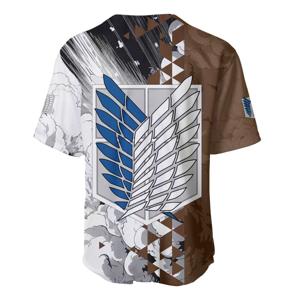Ackerman Attack On Anime Style Baseball Jersey Ackerman Attack On Anime Style Baseball Jersey