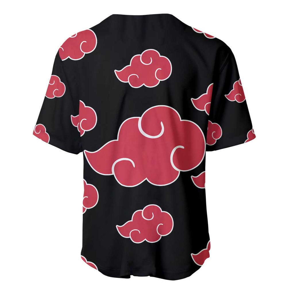 Akatsuki Naruto Anime Style Baseball Jersey Akatsuki Naruto Anime Style Baseball Jersey