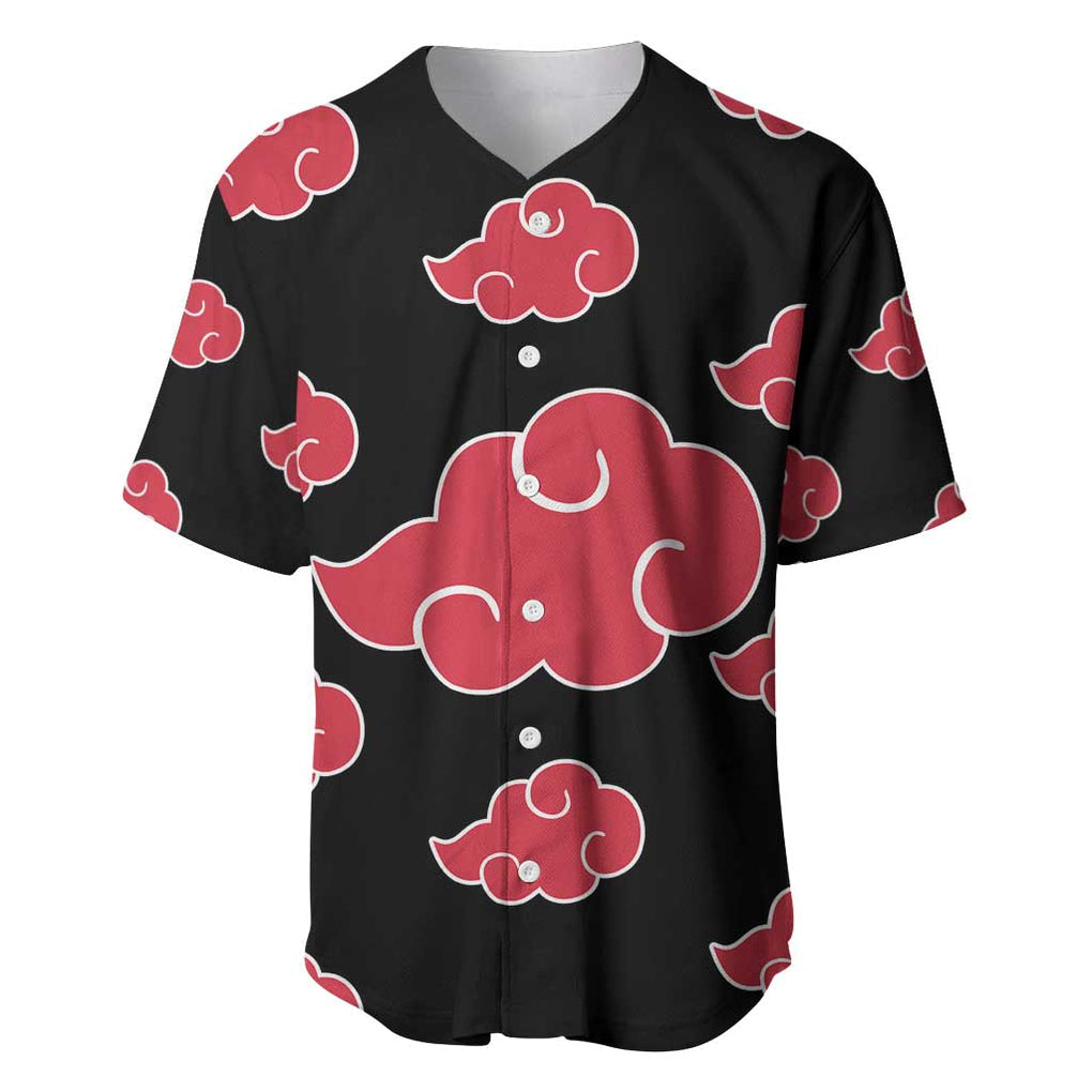 Akatsuki Naruto Anime Style Baseball Jersey Akatsuki Naruto Anime Style Baseball Jersey