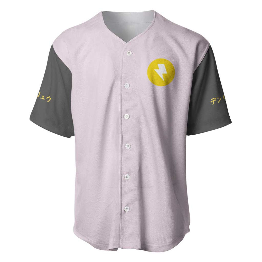 Ampharos Poke Anime Style Baseball Jersey Ampharos Poke Anime Style Baseball Jersey