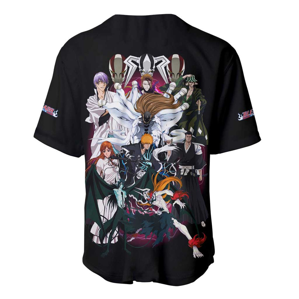 Arrancar Bleach Anime Style Baseball Jersey Arrancar Bleach Anime Style Baseball Jersey
