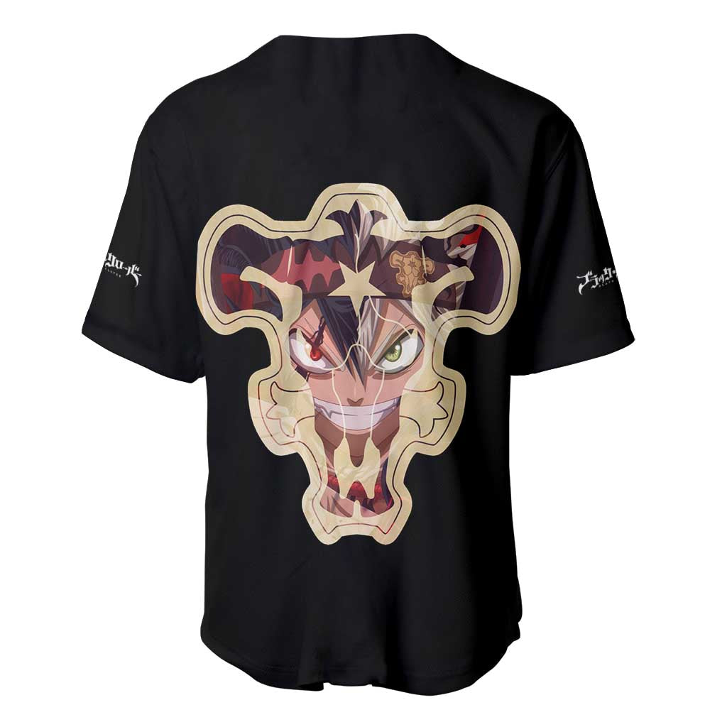 Asta Black Clover Anime Style Baseball Jersey Asta Black Clover Anime Style Baseball Jersey